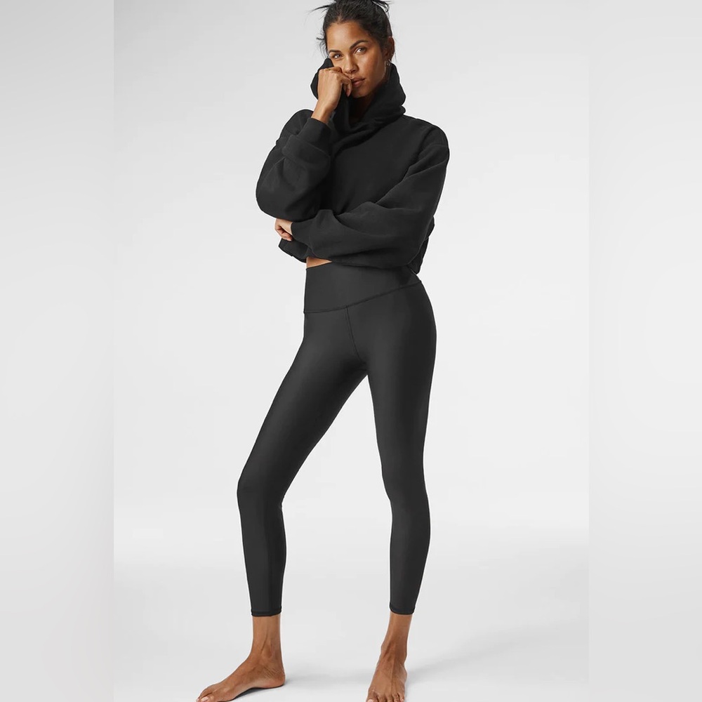 Black Alo 7/8 High-waist Airlift Legging, Size XS